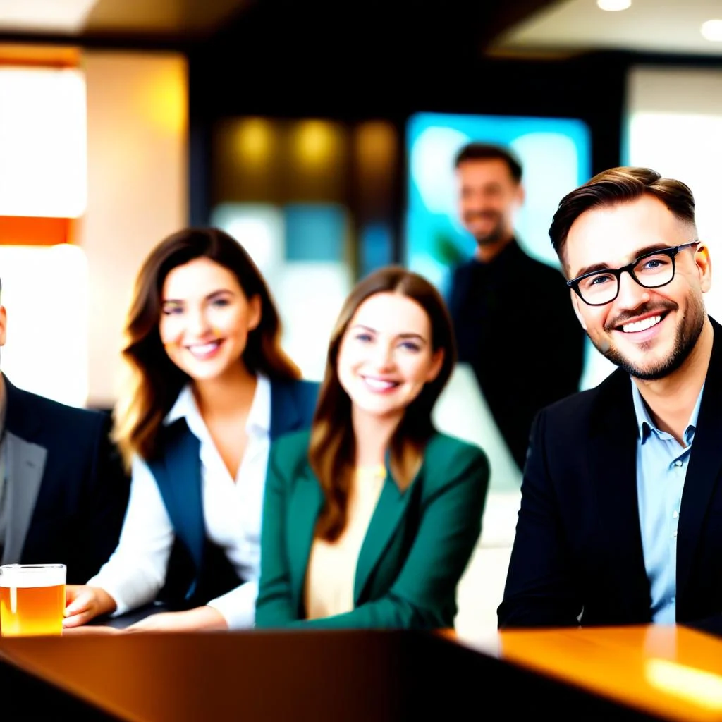 Équipe Before Pub passionnée